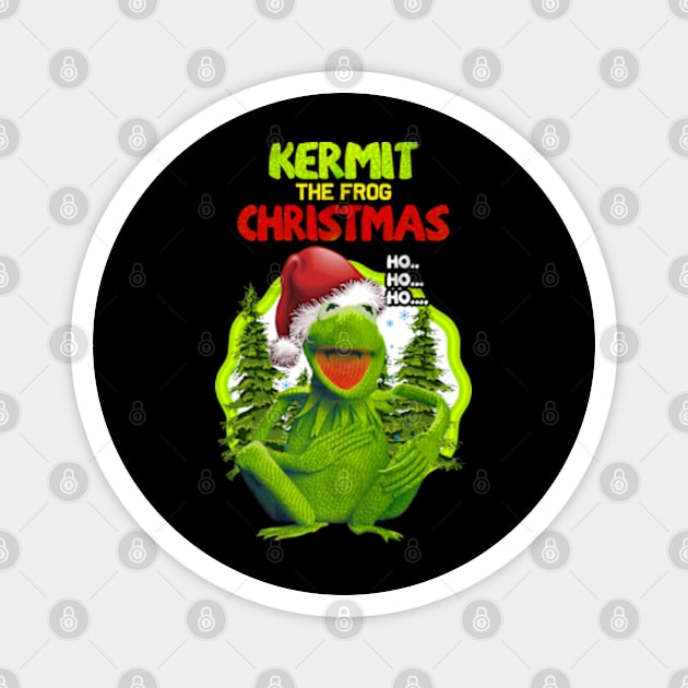 KERMIT THE FROG CHRISTMAS Magnet by RAINYDROP